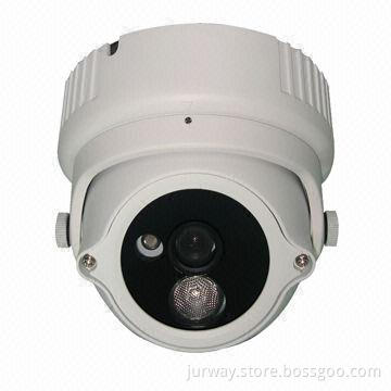 Vandal-proof CCD Camera, 600TVL, 1-piece IR-III LED for 5-40m IR Range, with Line-in OSD Menu